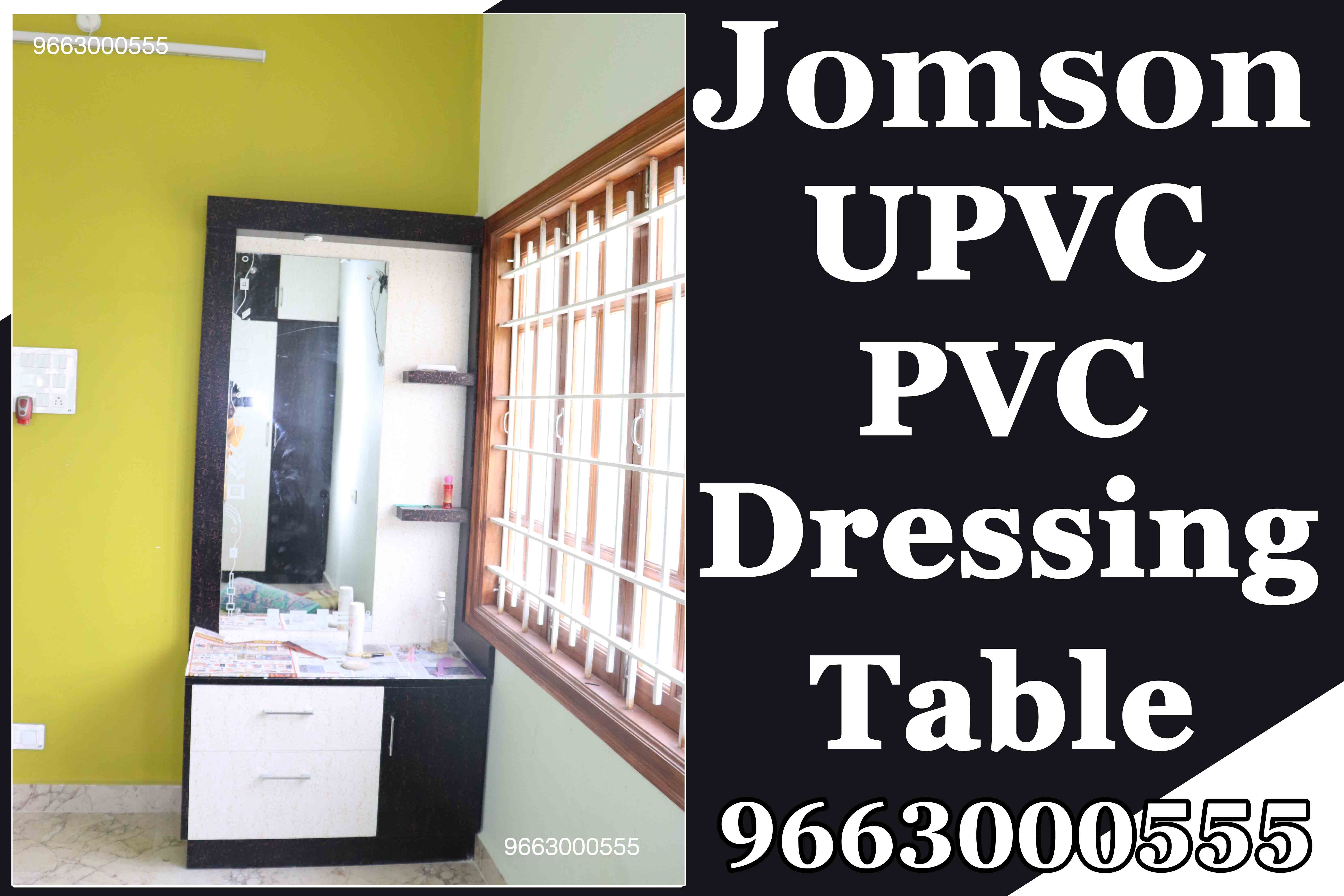 pvc dreesing table with mirror design